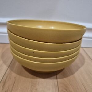 5 Tupperware cereal bowls